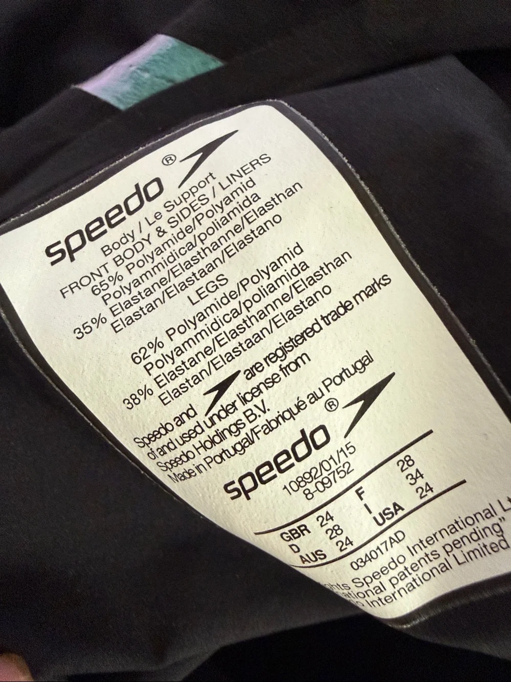 Speedo 2.0 Fastskin LZR Valor 2.0 CLOSEDback Kneeskin Black 815860D454